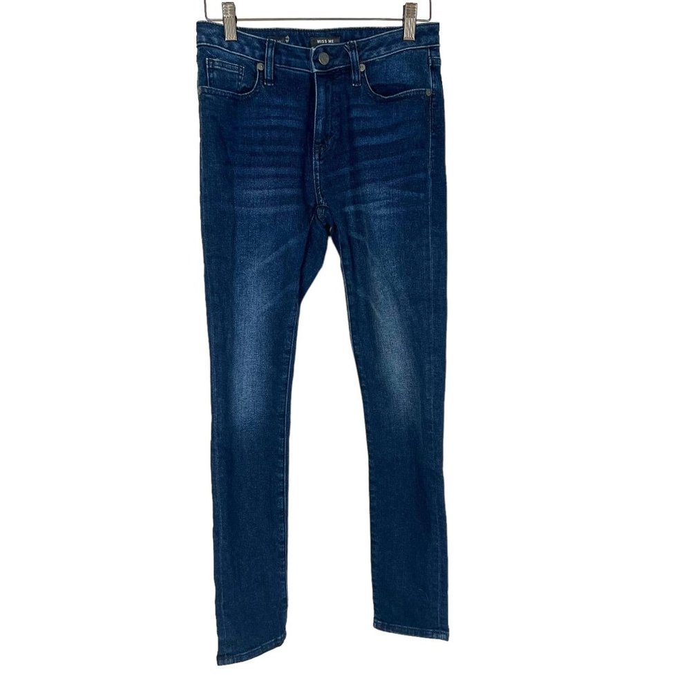 Miss Me Dark Wash Mid Rise Skinny Leg Jeans 26